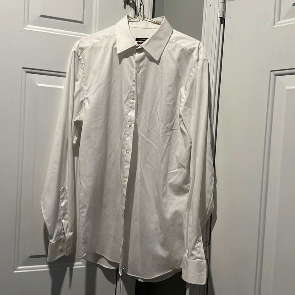 Van heusen flex collar slim fit stretch dress shirt
